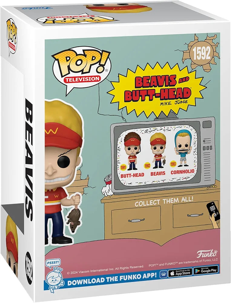 Funko Pop! TV: Beavis & Butt-Head – Beavis - Beavis and Butthead - Vinyl-Sammelfigur - Geschenkidee - Offizielle Handelswaren - Spielzeug Für Kinder und Erwachsene - TV Fans - Modellfigur Für Sammler