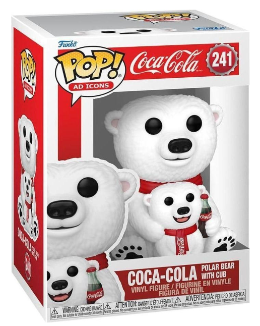 Orsetto Coca-Cola con cucciolo (Coca-Cola) Funko Pop! Icona dell'annuncio