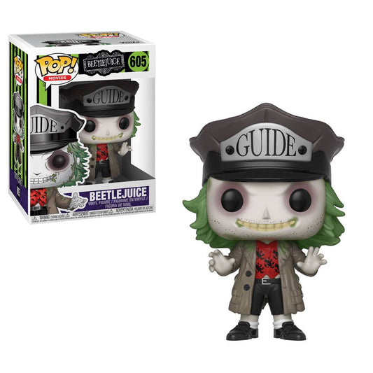 Beetlejuice POP! Horror Vinyl Figur Beetlejuice Guide Hat 9 cm