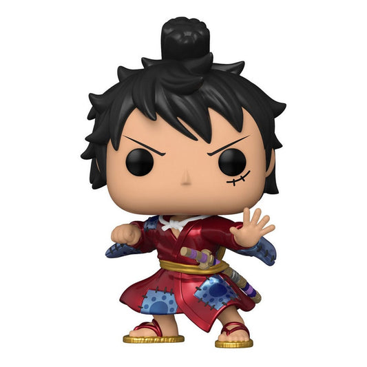 One Piece POP! Animation Vinyl Figur Luffy in Kimono(MT) Exclusive Edition 9 cm