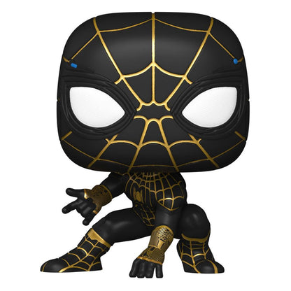 Spider-Man: No Way Home POP! Vinyl Figur Spider-Man (Black & Gold Suit) 9 cm