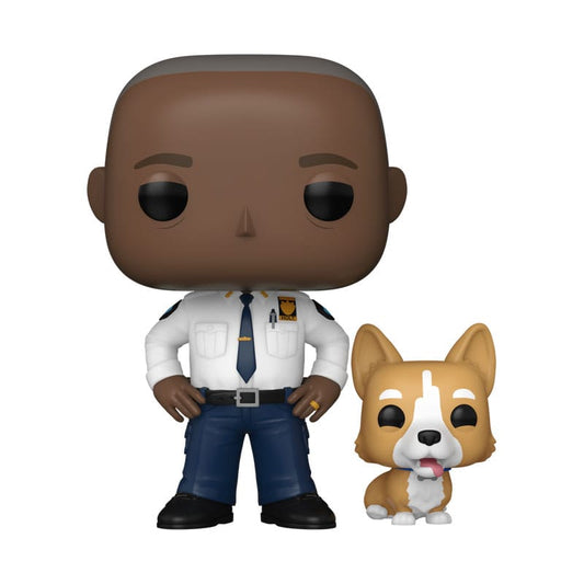 Brooklyn Nine-Nine POP! TV Vinyl Figur Cpt Holt w/dog 9 cm