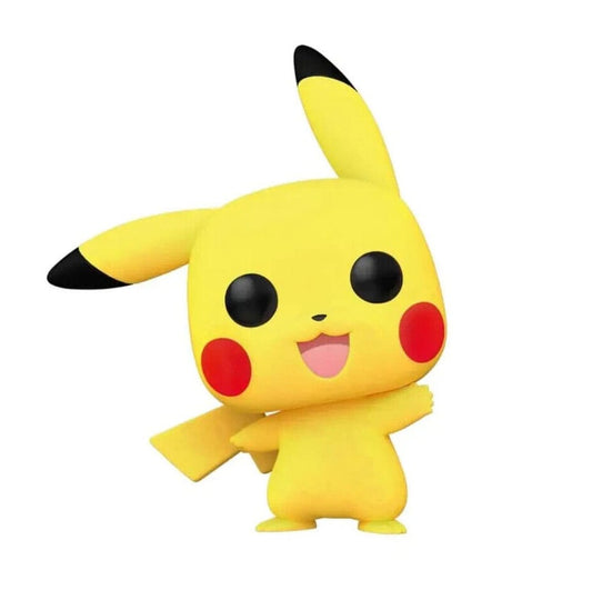 Pokémon POP! Games Vinyl Figur Pikachu Waving (Flocked) 9 cm