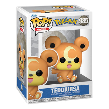 Pokemon POP! Games Vinyl Figur Teddiursa(EMEA) 9 cm