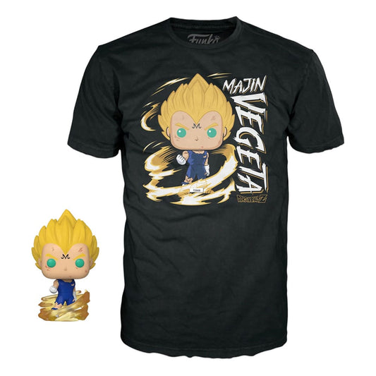 Dragonball Z POP! & Tee Vinyl Figur & T-Shirt Set Majin Vegeta (GW) Größe L