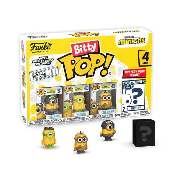 Minions Bitty POP! Vinyl Figuren 4er-Pack Eye Matie 2