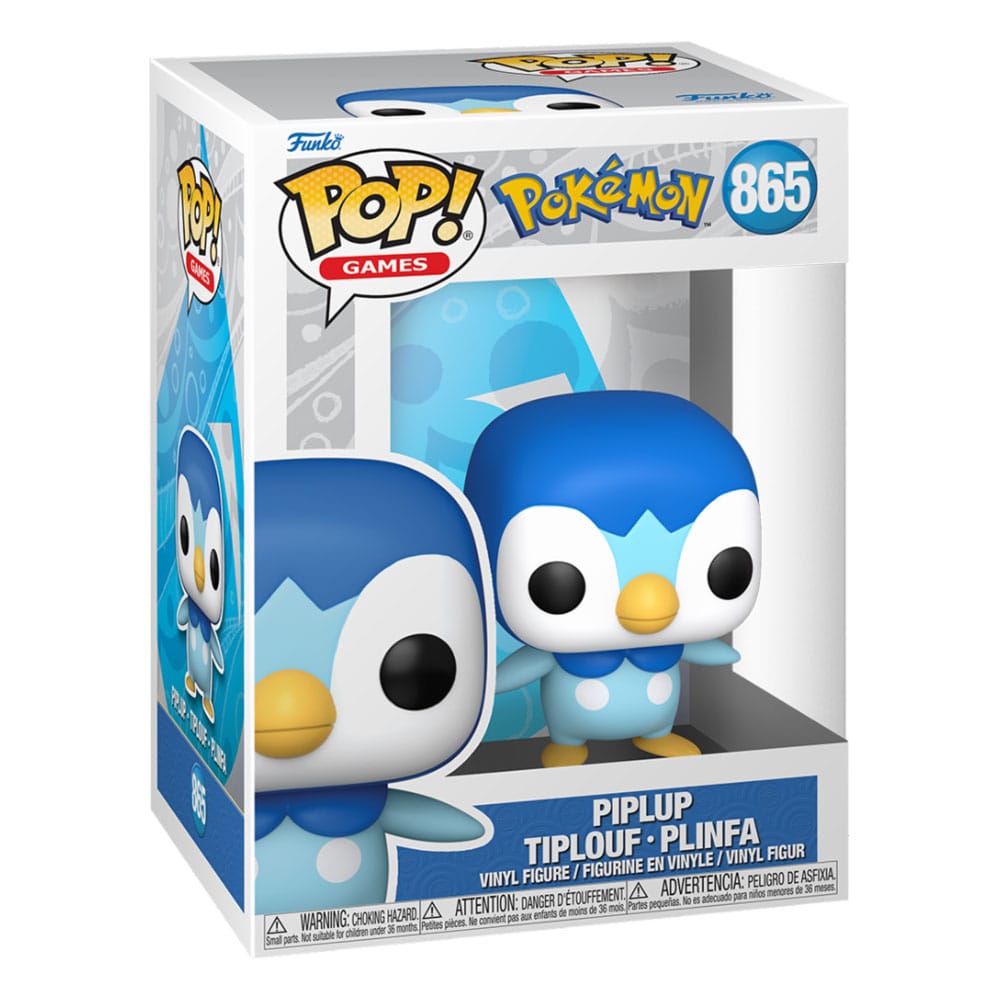 Pokemon POP! Games Vinyl Figur Piplup (EMEA) 9 cm