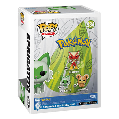 Pokemon POP! Games Vinyl Figur Sprigatito(EMEA) 9 cm