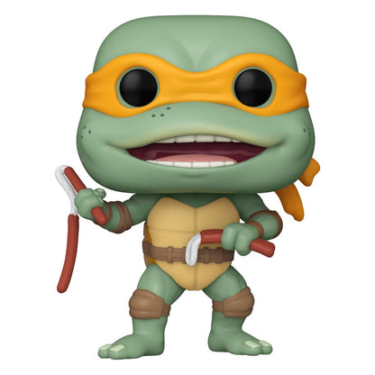 Teenage Mutant Ninja Turtles POP! Movies Vinyl Figur Michelangelo Sausage Link Nunchucks 9 cm