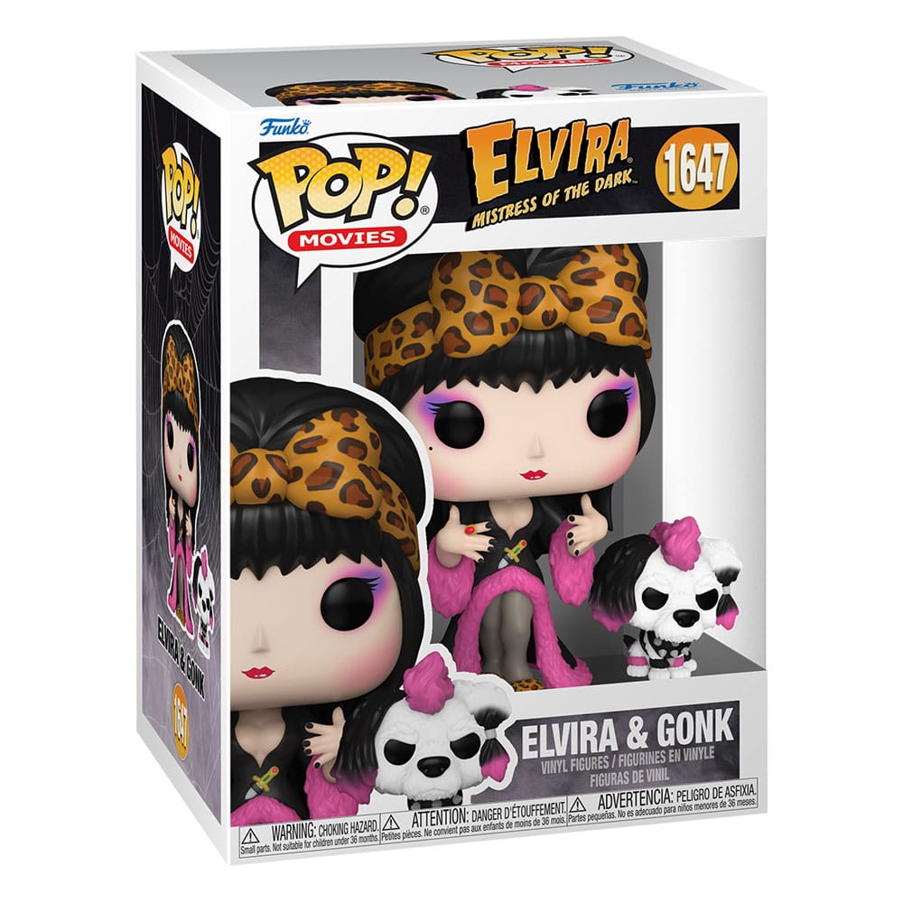 Elvira POP & Buddy! Ad Icons Vinyl Figur Elvira & Gonk 9 cm