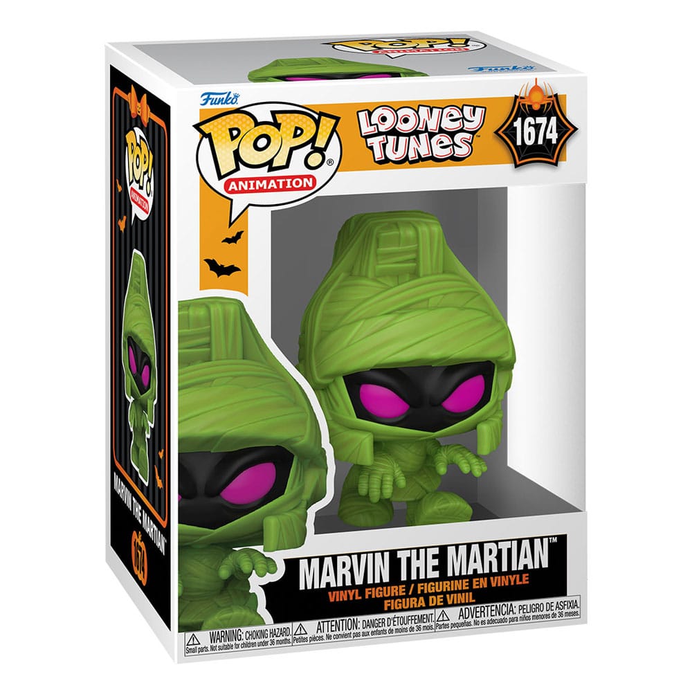 Looney Tunes POP! Television Vinyl Figur Halloween Marvin(Mummy) 9 cm