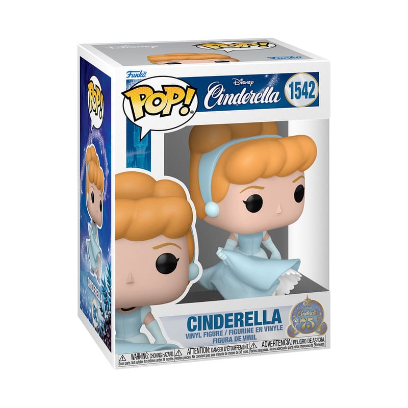 Cinderella 75th Anniversary POP! Disney Vinyl Figur Cinderella 9 cm