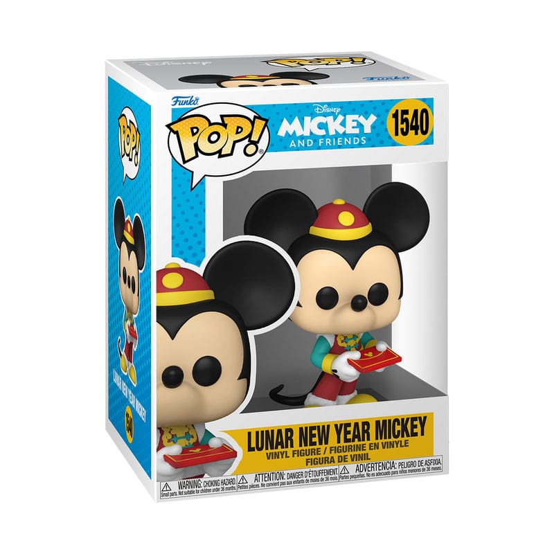 Mickey ATW POP! Disney Vinyl Figur Lunar New Year Mickey 9 cm