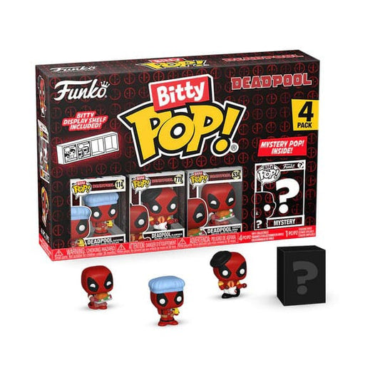 Deadpool Bitty POP! Vinyl Figuren 4er-Pack Bathtime 2